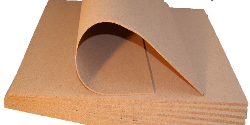 Dalles en liège adhésif 3 mm -à grain fin