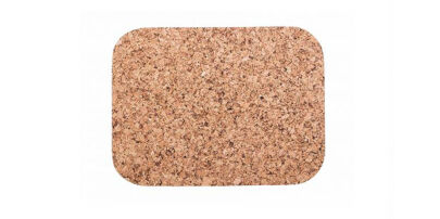 sous-verre en liège rectangle petit décor 30x22 - set de 4 pièces
