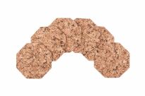 Tapis en liège Petit décor rond set 6 pcs - 3