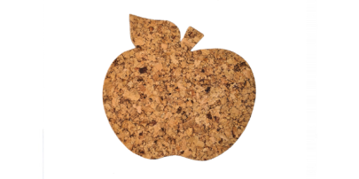 Sous-verres décoratifs pomme moyenne - 4 pièces