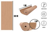 Rouleau de liège 2mm(30mx1m)  - à grains fins - 4
