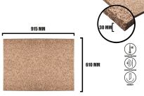 Dalles en liège 30mm  (915mmx610mm) - à gros grains - 4